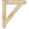 Ekena Millwork Traditional Arts & Crafts Rough Sawn Bracket, Douglas Fir, 4"W x 24"D x 28"H BKT04X24X28TRA03RDF - alternate 4